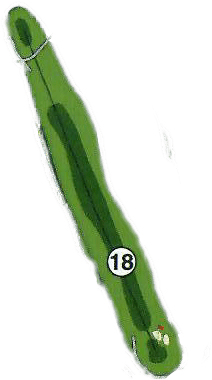 North Course Hole 18
