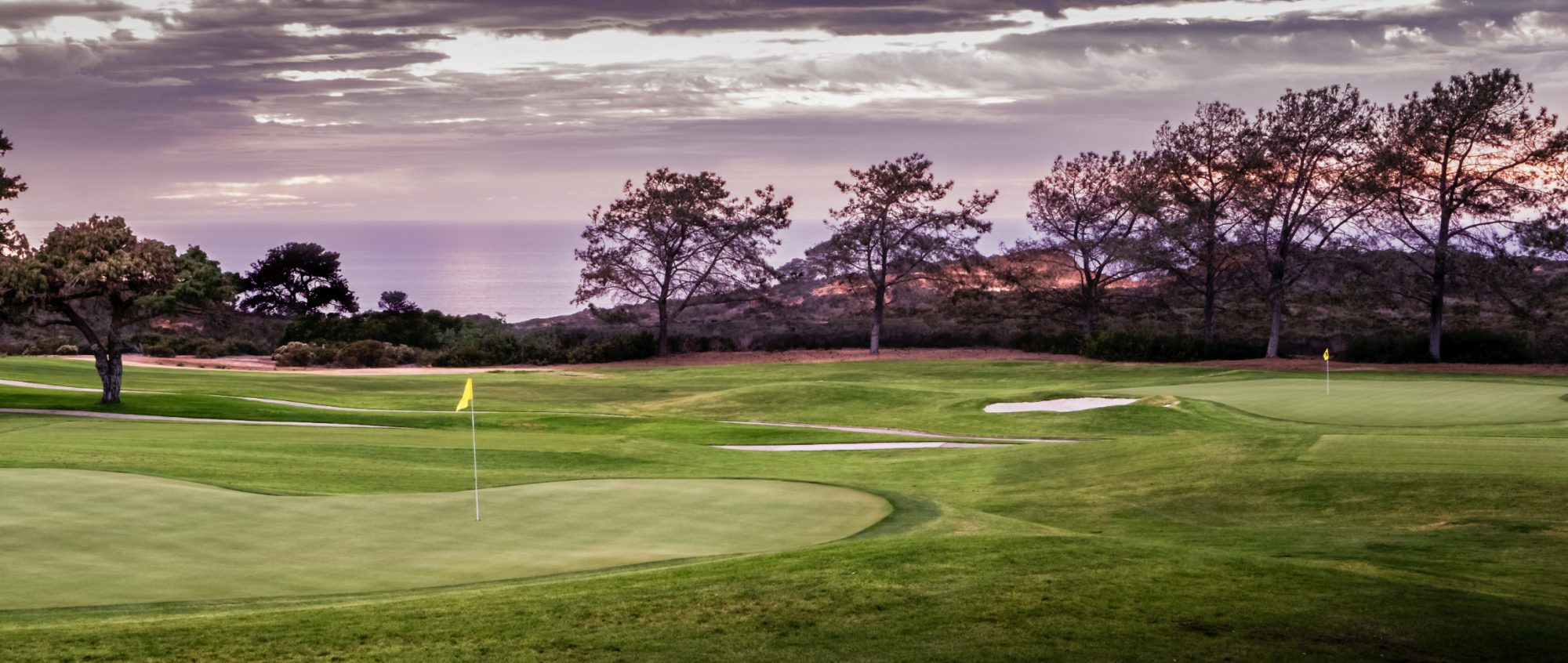 North Course Hole 4 and 6 Sunset